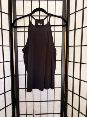 Old Navy Black High-Neck Racerback Tank